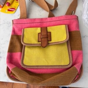 Vintage Fossil Shay Flap Crossbody Bag